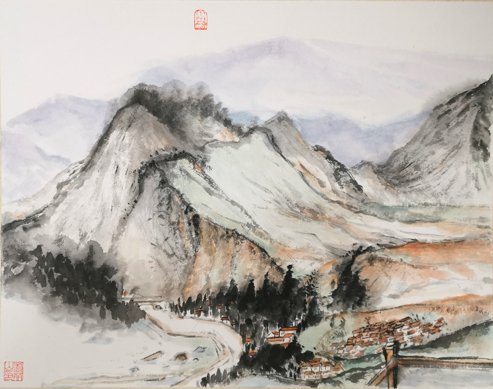 搜尽奇峰打草稿——山东省文化馆专业画家写生作品展 - 省文化馆动态 - 山东省文化馆（山东省非物质文化遗产保护中心）